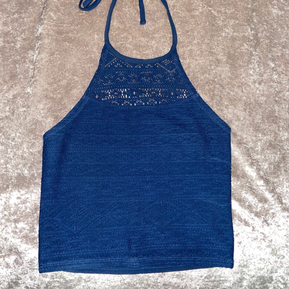 Crochet Halter Crop Top